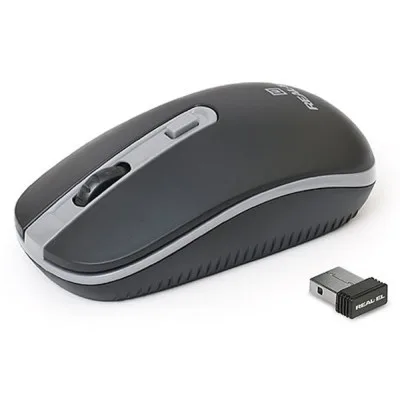 Мишка REAL-EL RM-303 Wireless Black/Grey (EL123200021)