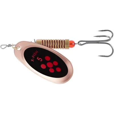 Блешня X-Fish Spike 14.5g 5 Copper black orange (1917.06.41)