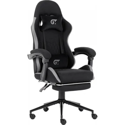 Крісло ігрове GT Racer X-2324 Black/Gray (X-2324 Fabric Black/Gray)