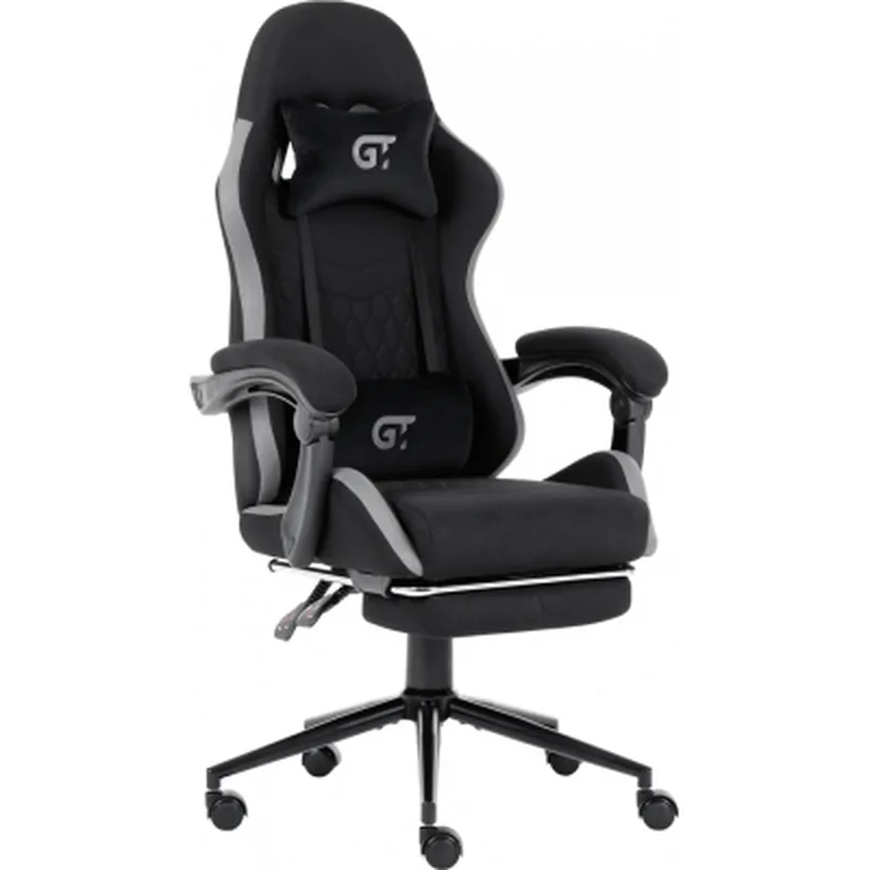 Крісло ігрове GT Racer X-2324 Black/Gray (X-2324 Fabric Black/Gray)