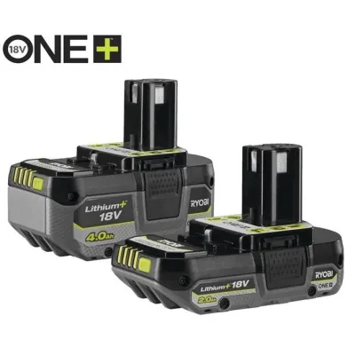 Акумулятор до електроінструменту Ryobi ONE+ RB18242X, 18V, 1×2Ah, 1×4Ah (5133005509)