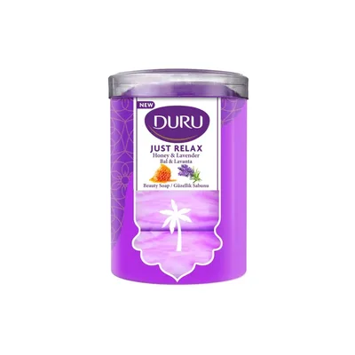 Тверде мило Duru Just Relax Honey & Lavender Beauty Soap 4 х 90 г (8690506541552)