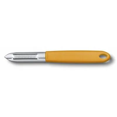 Овочечистка Victorinox 165 мм, серрейторное лезвие, оранжевая (7.6077.9)