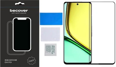 Скло захисне BeCover Realme C67 Black (710633)