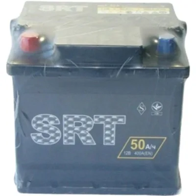 Акумулятор автомобільний SRT 6СТ-50АЗ (0) (-/+) (L1) 400А 12V (E)