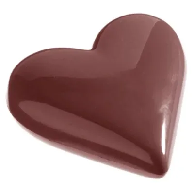 Форма для шоколаду Chocolate World Серце 80x69x16 мм 2 x 68 г 5 шт (1146 CW)
