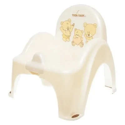 Горщик Tega Baby Teddy Bear стілець дитячий антиковзкий white pearl (MS-012-118)