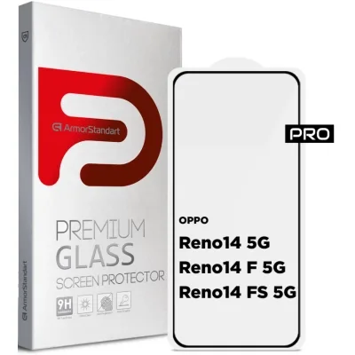 Скло захисне Armorstandart Pro OPPO Reno14 5G / Reno14 F 5G / Reno14 FS 5G (ARM87130)