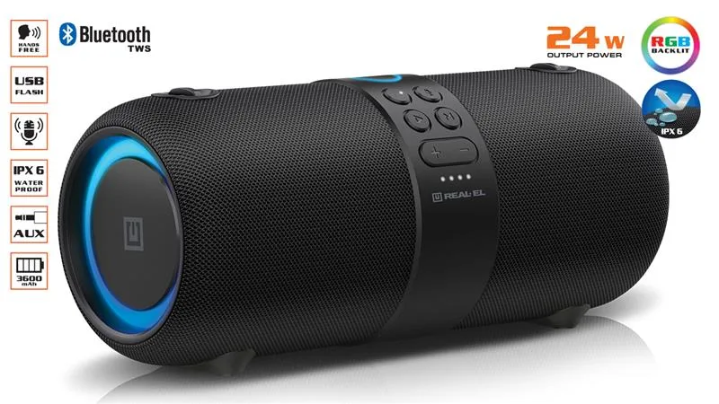 Акустична система REAL-EL X-735 Black (EL121600011)
