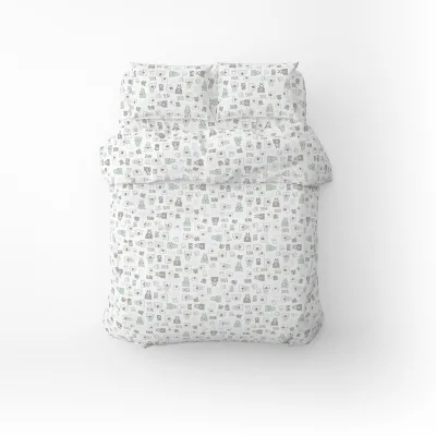 Дитячий постільний набір Home Line Тедді (кофейно-ментоловий) (174749)