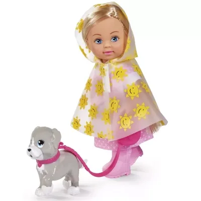 Лялька Simba Еві Прогулянка під дощем з песиком, аксесуарами (5733592)