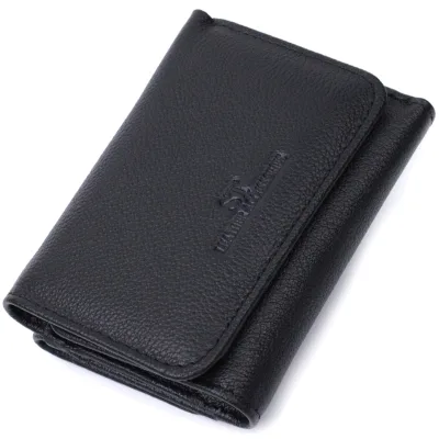 Портмоне ST Leather З натуральної шкіри Чорне (22728)