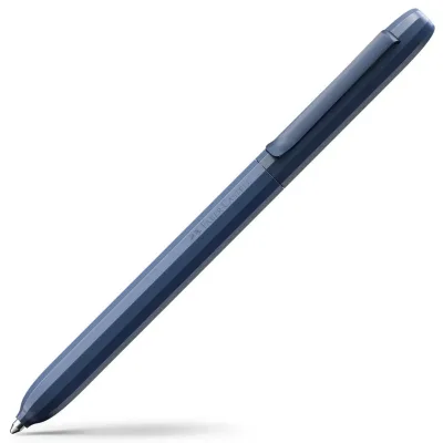 Ручка кулькова Faber-Castell поворотна серії AVORI Midnight Muse, колір корпусу темно-синій, синя М (0,7 мм) (33063)