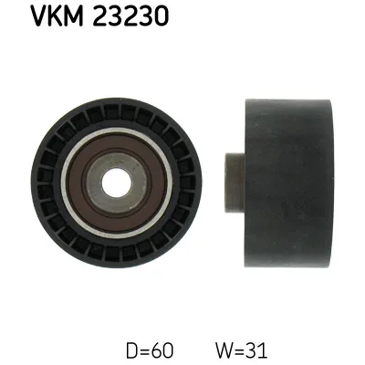 Ролик натягувача ременя SKF VKM 23230
