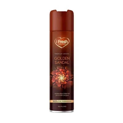 Освіжувач повітря iFresh Premium aroma Golden Sandal 300 мл (4820159543229)