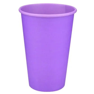 Стакани одноразові Buroclean LAVANDA CUP паперові 340 мл 50 шт (1080052)