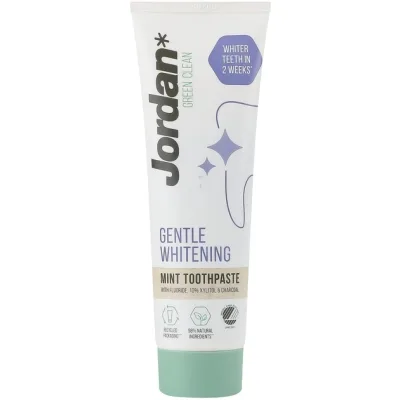 Зубна паста Jordan Green Clean Gentle Whitening Ніжне відбілювання 75 мл (7310610026769)