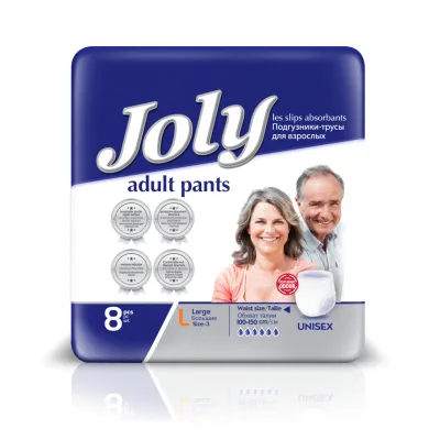 Підгузки для дорослих Joly Трусики 3 Large 8 шт (8690536804160)