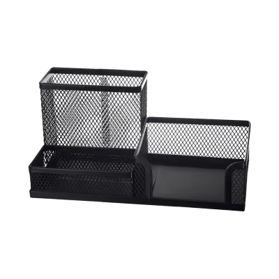 Підставка для дрібниць Buromax 200 x 100 x 100 мм, металева, чорна (BM.6247-01)