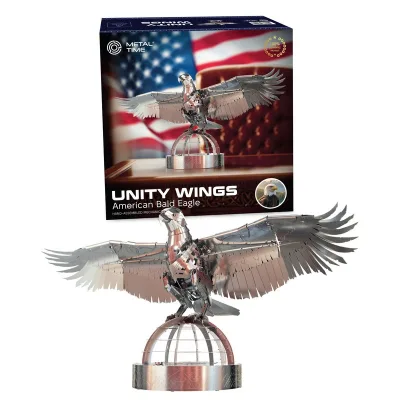 Конструктор Metal Time Колекційна модель Unity Wings Silver Armor Crystal Edition (MT101SWRSK/READY)