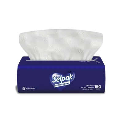 Паперові рушники Selpak Professional Premium V-складання 2 шари 150 шт. (8590530066021)