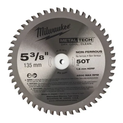Диск пильний Milwaukee по металу, 135х20мм, 50 зуб. (48404075)