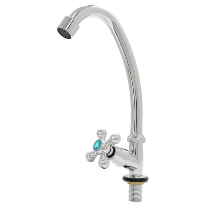 Змішувач s83 ½" монокран на гайці (КРАТНО 3шт) AQUATICA QM-1G159C (9783600)