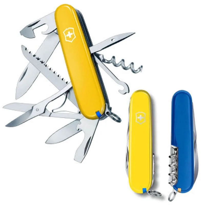 Ніж Victorinox Huntsman Ukraine 91 мм Жовто-синій (1.3713.8.2)