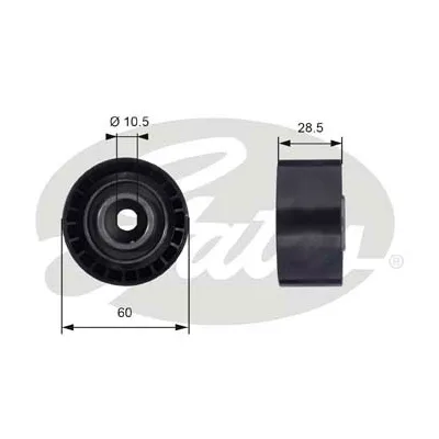 Ролик натягувача ременя Gates T42036