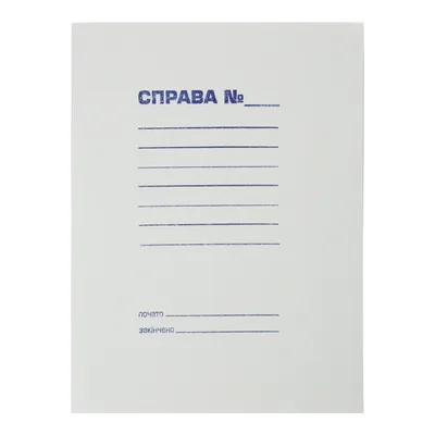 Архівна папка Buromax А4, carton 0,35мм, "Справа" (BM.3335)