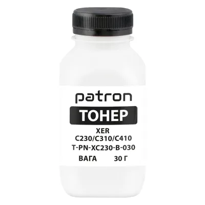 Тонер XER C230/C310/C410, 30 г, Black Patron (PN-XC230-B-030)