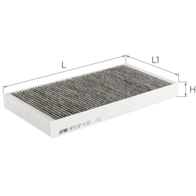 Фільтр салону ALPHA FILTER AF5197a