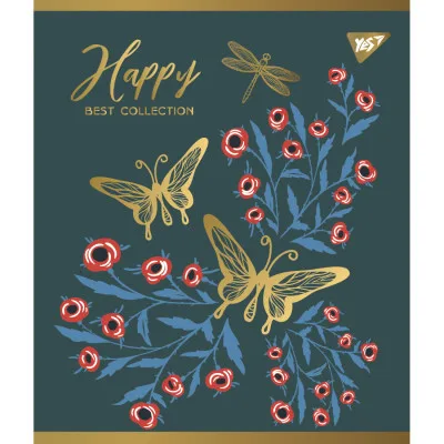 Зошит Yes А5 Happy 96 аркушів клітинка (766901)