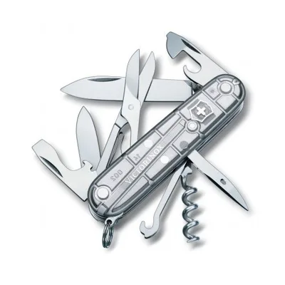 Ніж Victorinox Climber Transparent Silver (1.3703.T7)