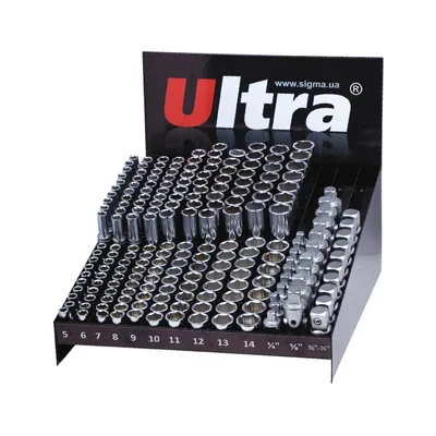 стійка металева для торцевих головок 1/4" ТМ Ultra 222×222×285мм