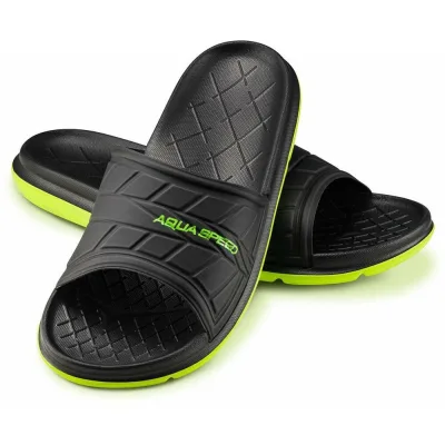 Шльопанці Aqua Speed Aspen 534-07 чорний, жовтий 38 (5908217684820)