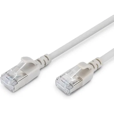 Патч-корд 3м, FTP, cat.6A, Sliim, AWG 32/7, Cu, LSZH, grey Digitus (DK-1632-A-030S)