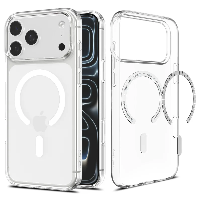 Чохол до мобільного телефона Spigen Liquid Crystal MagSafe iPhone 18 Pro/17 Pro Clear White (ACS12180)