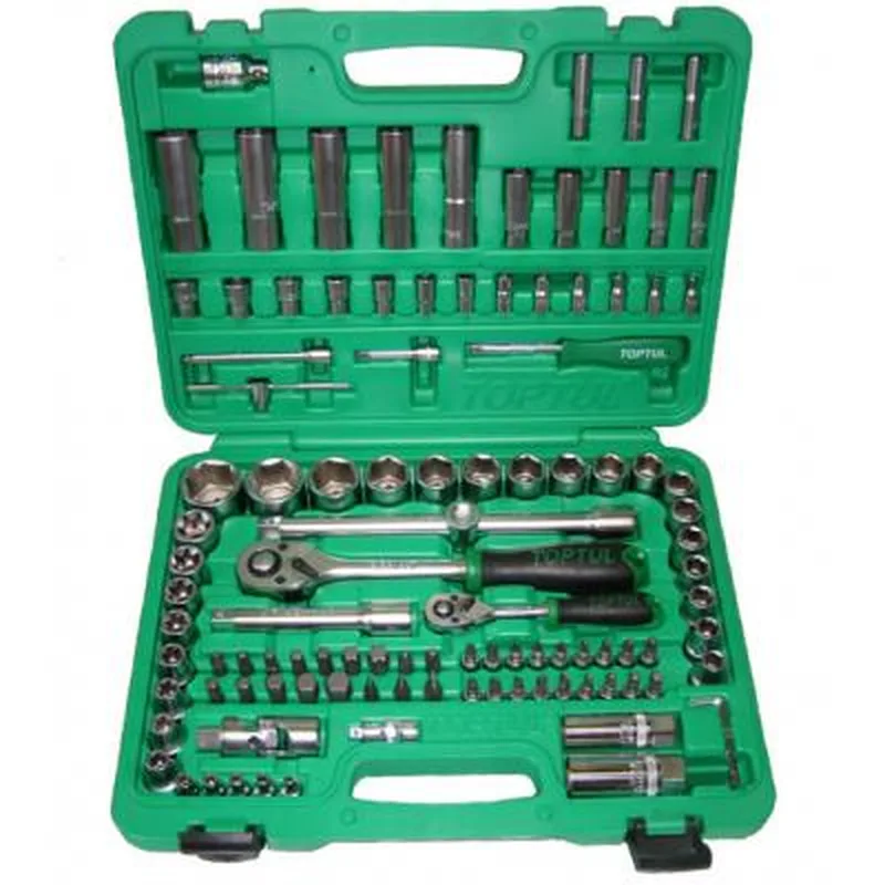 Автомобільний набір інструментів TOPTUL 1/4", 1/2" 108 од. (6-гр.) GCAI108R