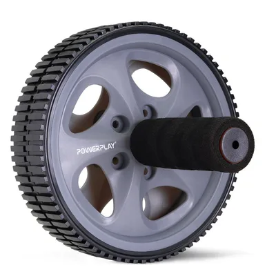 Ролик для преса PowerPlay Exercise Wheel Сірий (PP_4345)