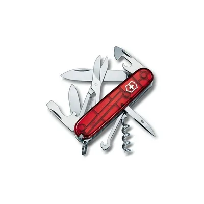 Ніж Victorinox Climber Transparent Red Blister (1.3703.TB1)