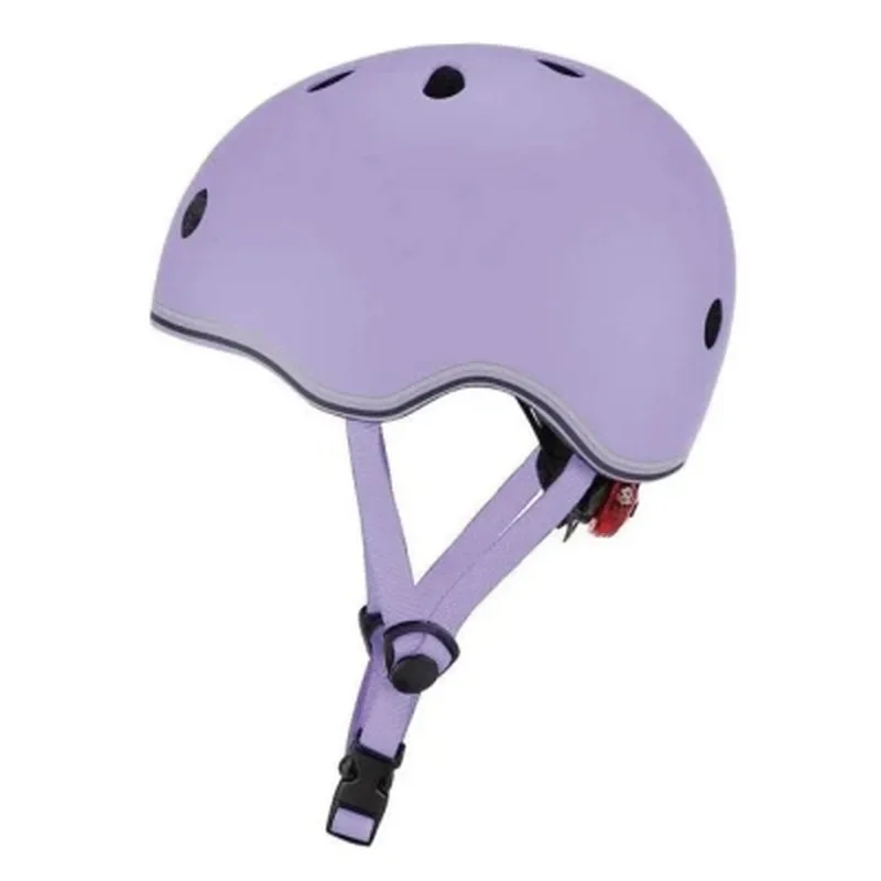 Шолом Globber Go up lights 45-51см лавандовий, з ліхтариком (506-103)
