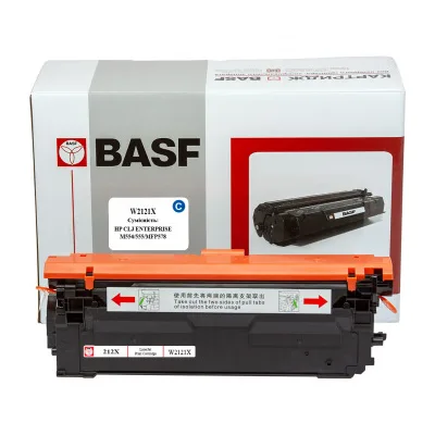 Картридж BASF HP CLJ M554/M555/M578 , W2121X Cyan (BASF-KT-W2121X)