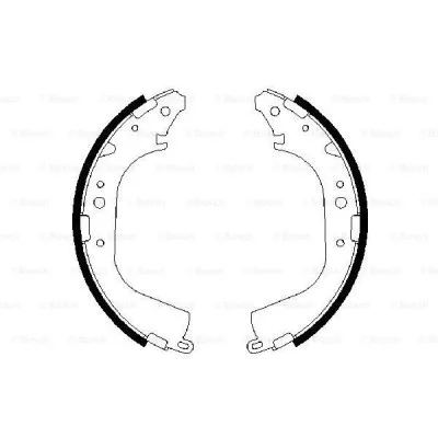 Гальмівні колодки Bosch 0 986 487 354