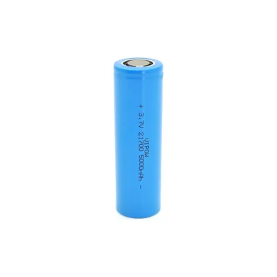 Акумулятор 21700 5000mAh, 3.7V, Blue, FlatTop Vipow (ICR21700-5000mAhFT / 31080)