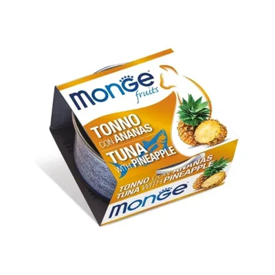 Консерви для котів Monge Wet Adult тунець з ананасом 80 г (8009470013277)