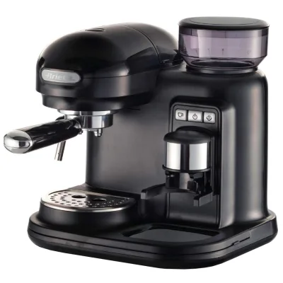 Ріжкова кавоварка еспресо Ariete 1318 Espresso Moderna Black (00M131802AR0)