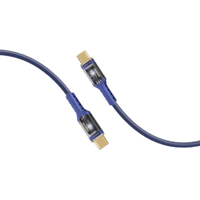 Дата кабель USB-C to USB-C 1.2m Promate (lucidline-cc120.navy)