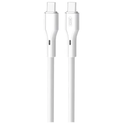 Дата кабель USB-C to USB-C 1.0m 60W Rock XO (NBQ231B_White)