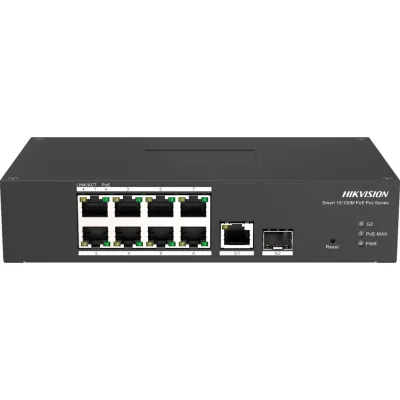 Комутатор мережевий Hikvision DS-3T1310P-SI/HS